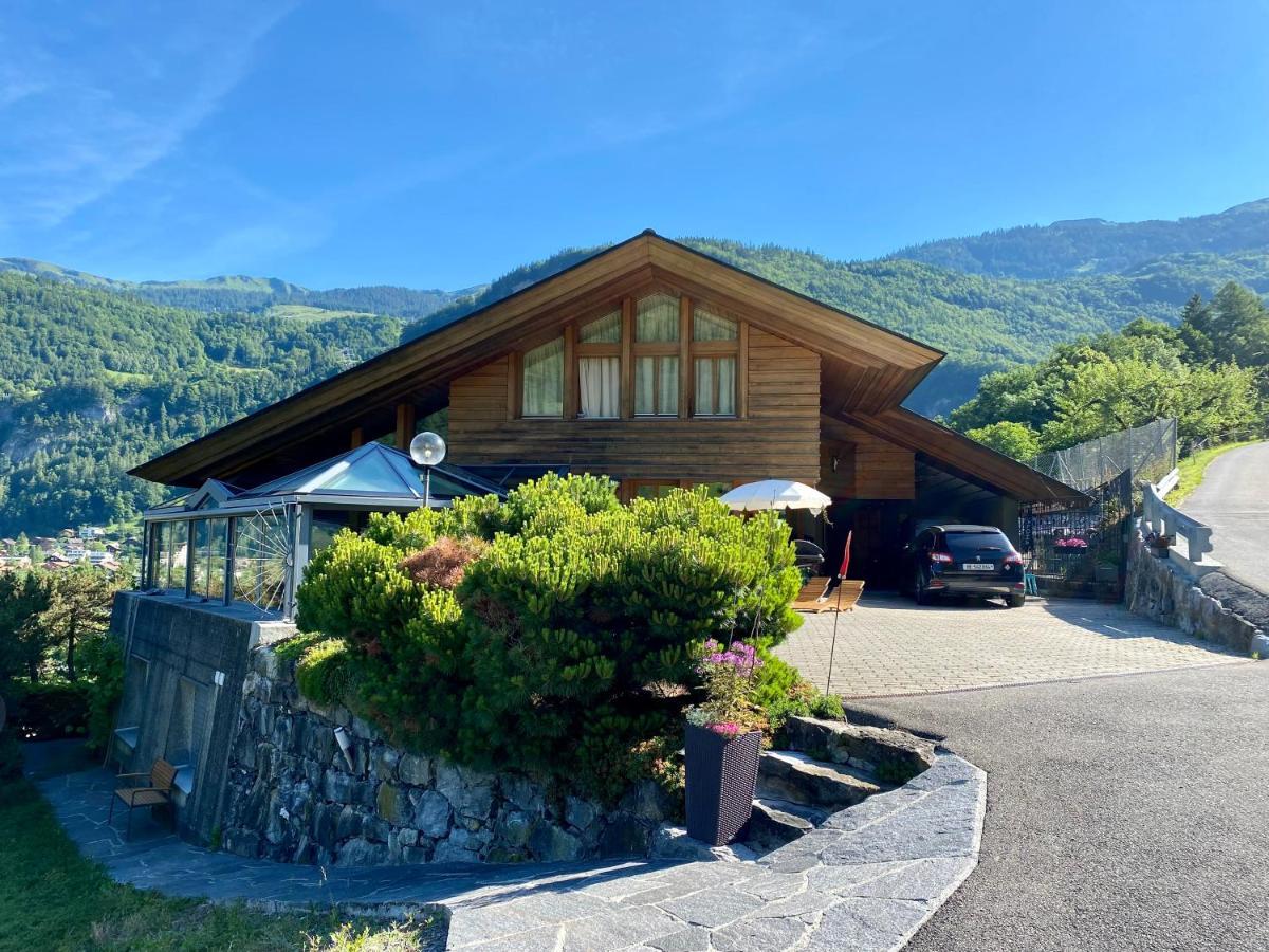 Appartement Aareschlucht- Grandiose Aussicht Fuer 2-6 Pers. Meiringen Bagian luar foto