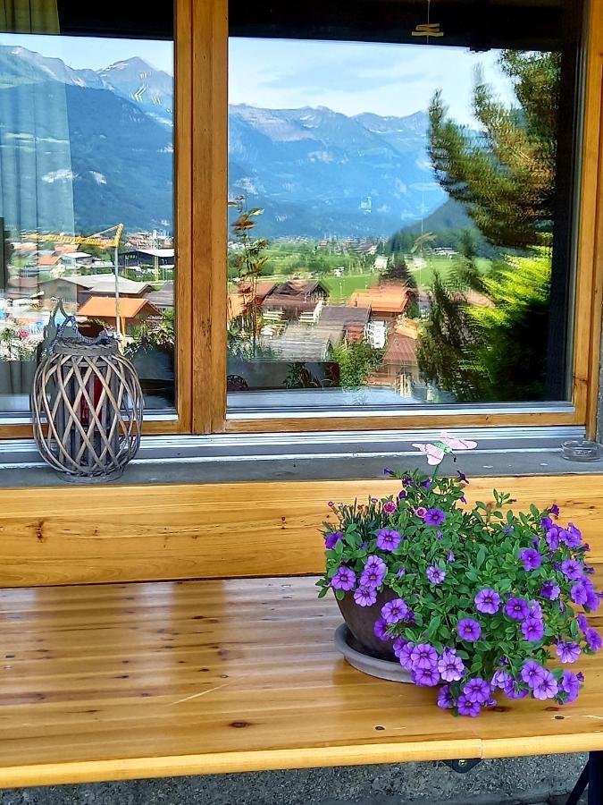 Appartement Aareschlucht- Grandiose Aussicht Fuer 2-6 Pers. Meiringen Bagian luar foto